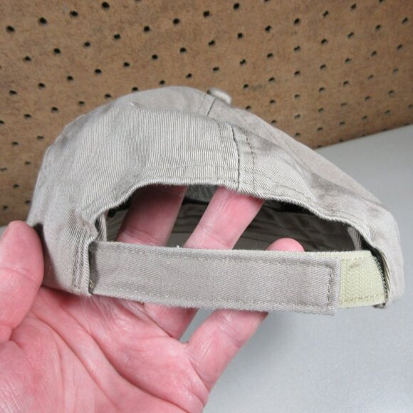 K-Products mens tan an brown Baldwin Filters strapback hat NWT USA - Picture 4 of 6